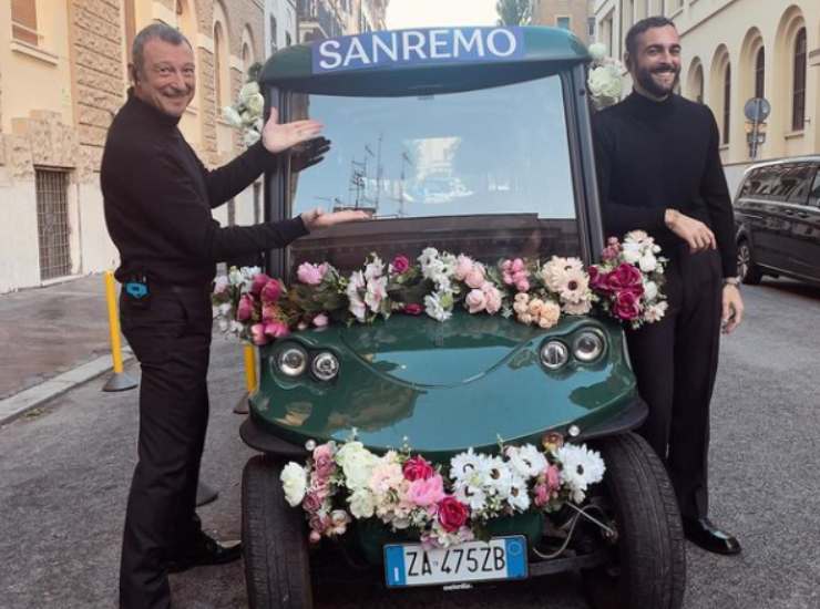 Sanremo duetti - cartoonmag.it credit Instagram